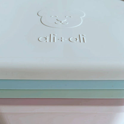 Ali+Oli Leakproof Silicone Bento Box (Blush)