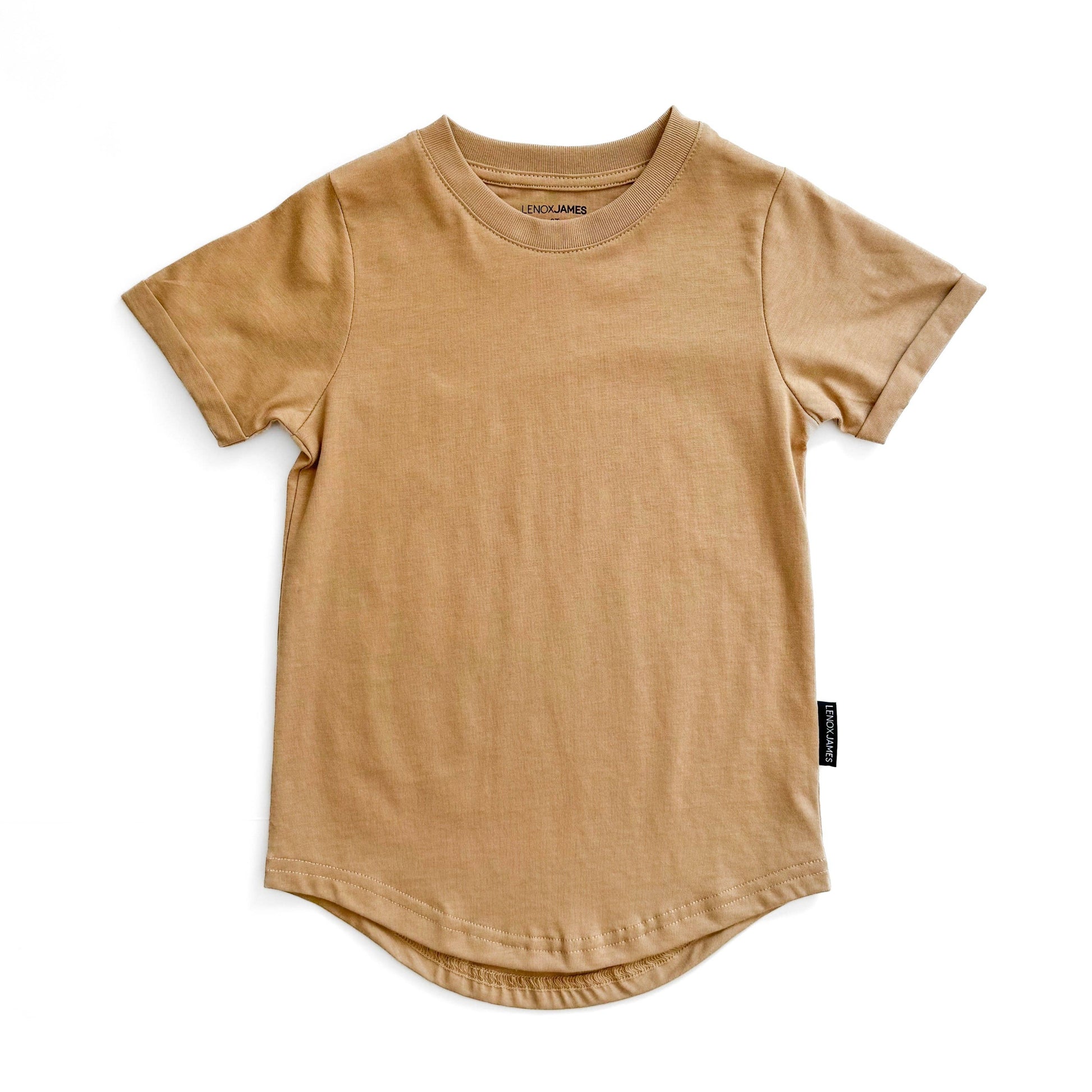 BASIC TEE - CAMEL LENOX JAMES