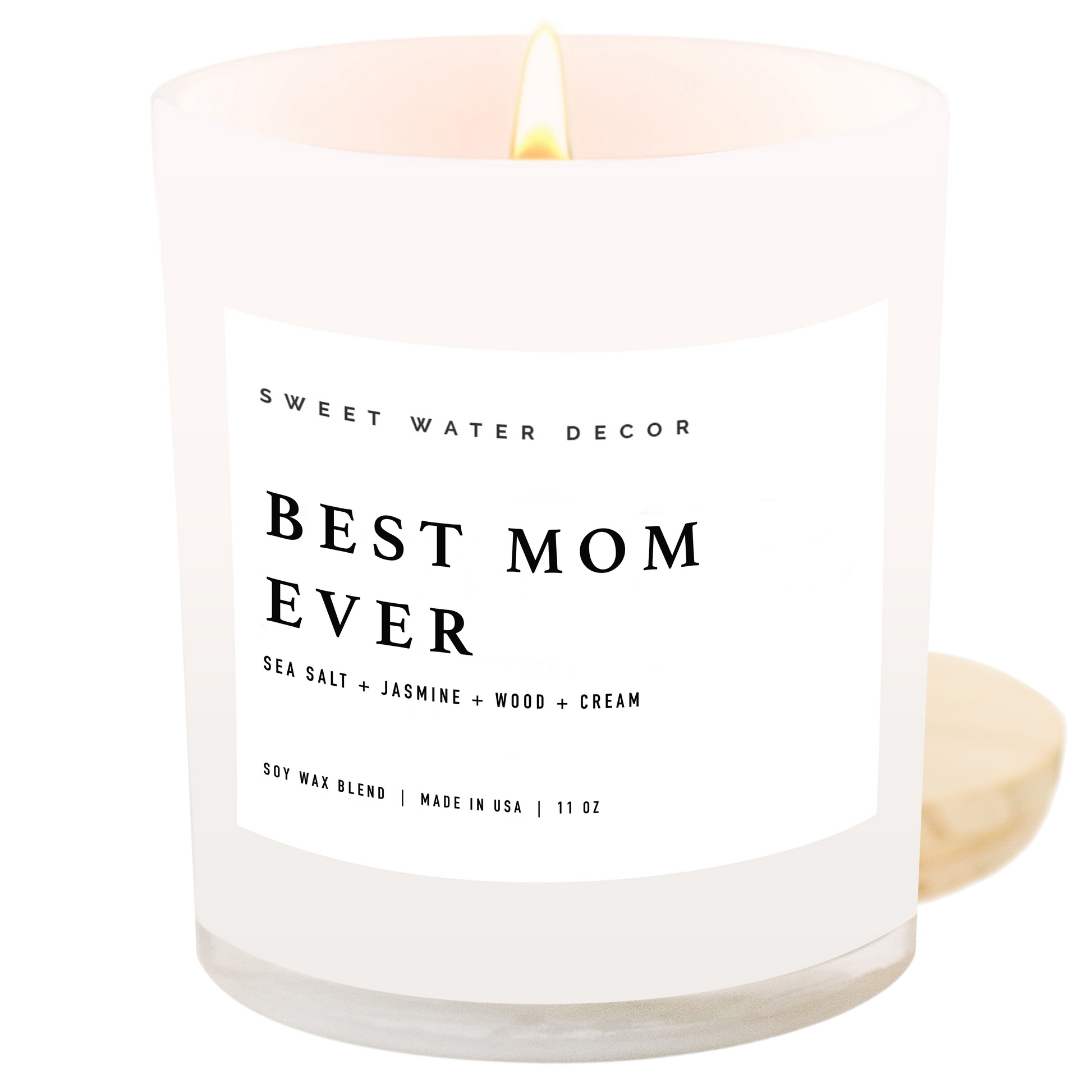 Best Mom Ever Soy Candle - 11 oz Sweet Water Decor