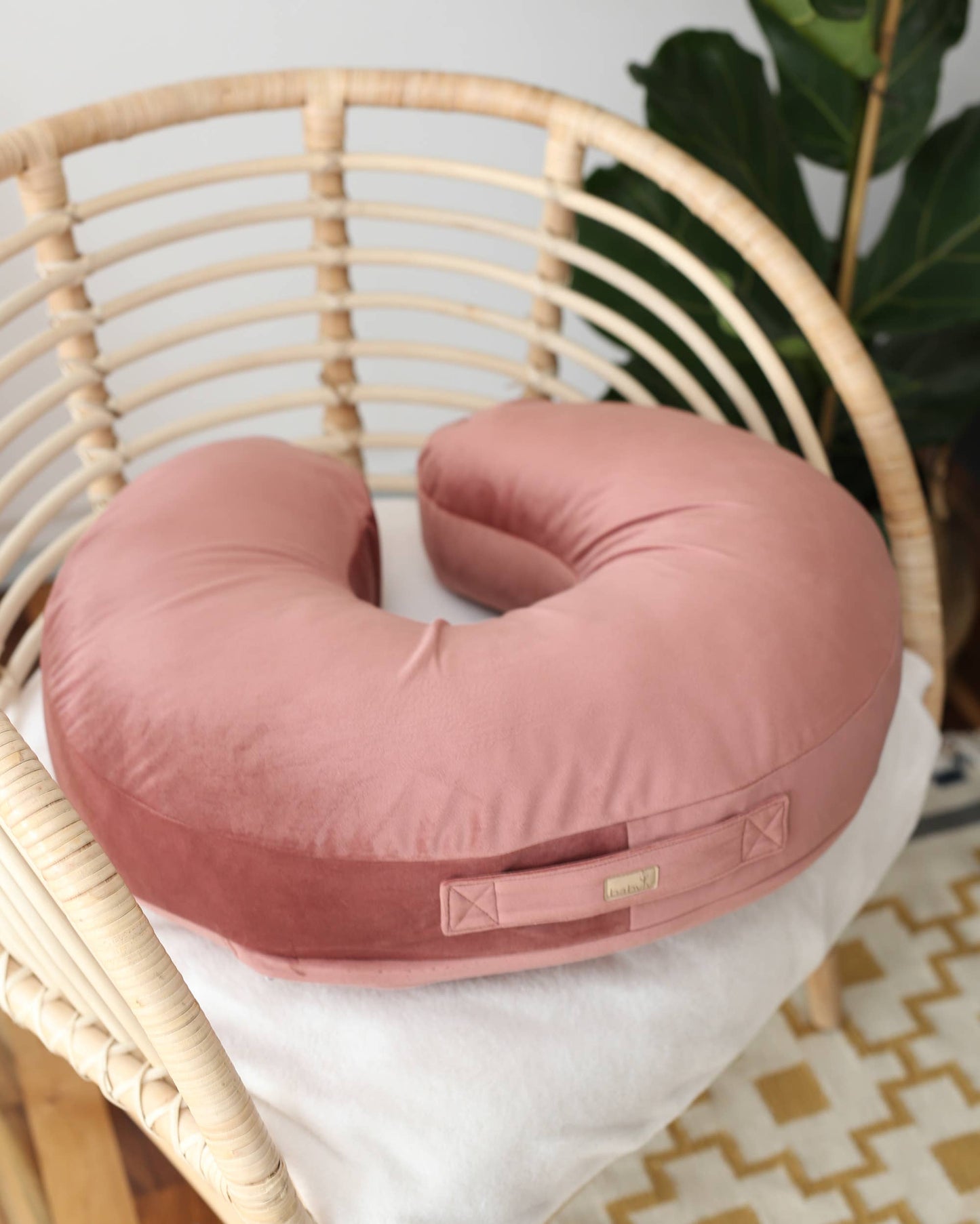 Velvet nursing pillow/ breastfeeding- for mother and baby