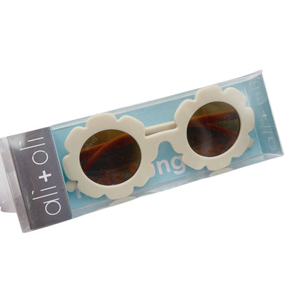 Kids Flower Sunglasses (White)