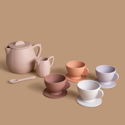 *LIMITED* Silicone Tea Set - Petal