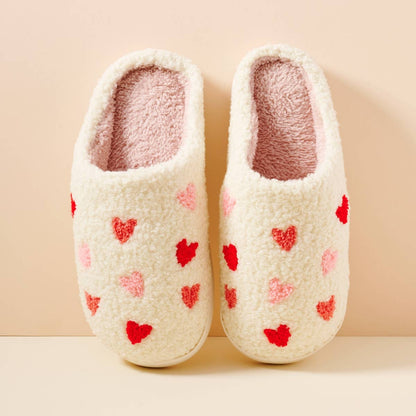 Multi Hearts Home Slippers Lilla Haven