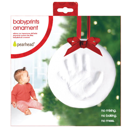Baby Christmas Handprint or Footprint Keepsake Ornament Pearhead
