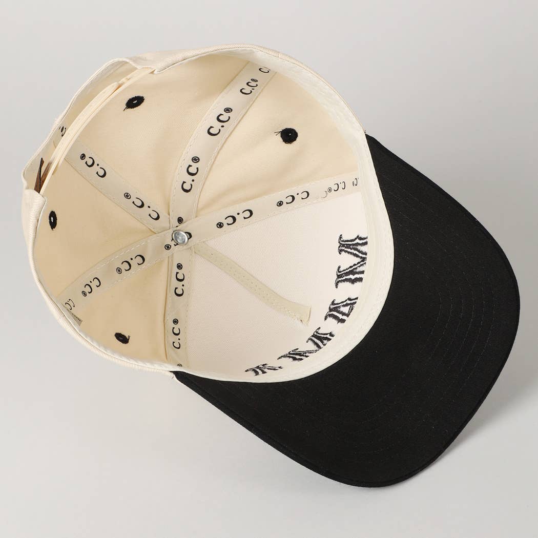 MAMA Typographic Design Embroidery Baseball Cap Fashion City