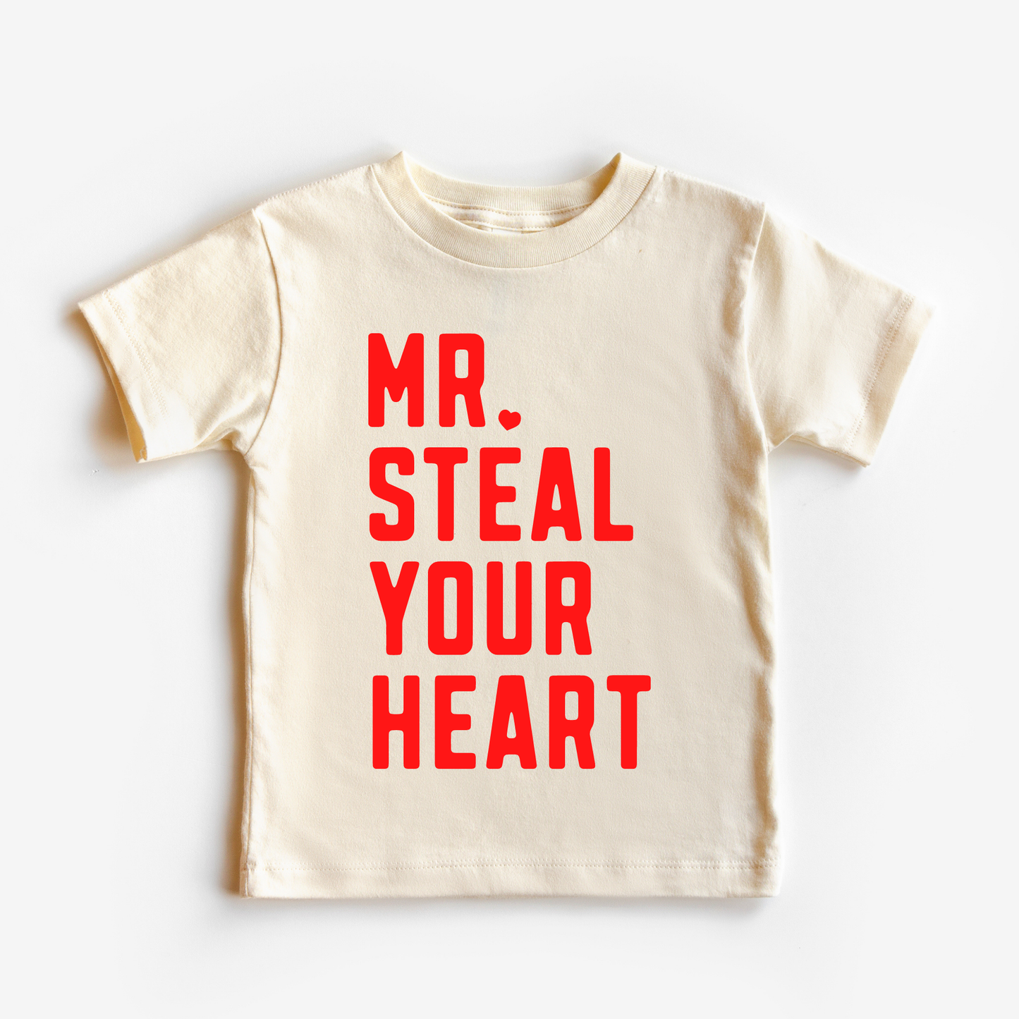 Mr Steal Your Heart Valentines Day Shirt Toddler and Youth Benny & Ray Apparel