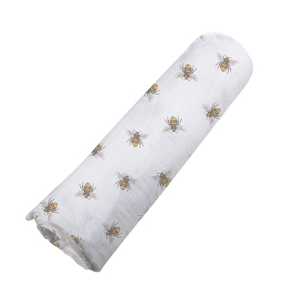 Honey Bee Bamboo Swaddle