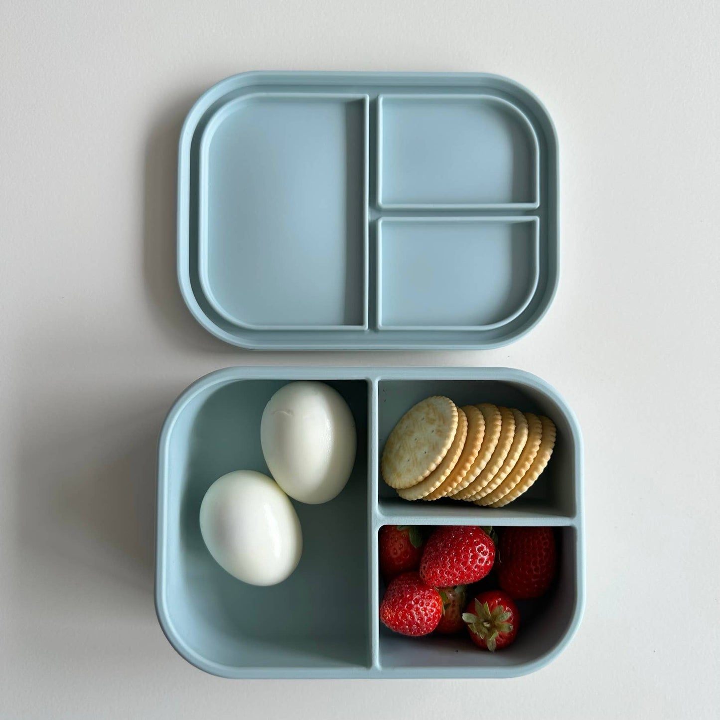 Ali+Oli Leakproof Silicone Bento Box (Dream Blue)