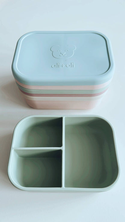 Ali+Oli Leakproof Silicone Bento Box (Dream Blue)