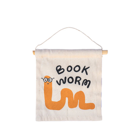 book worm hang sign Hunny B's