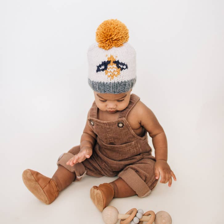Bumblebee Knit Beanie Hat Huggalugs