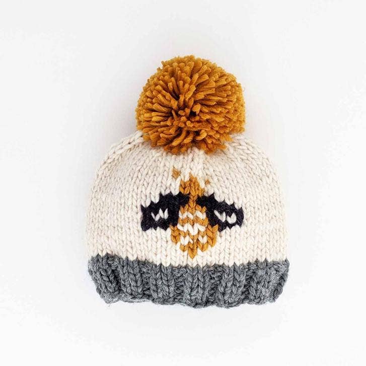 Bumblebee Knit Beanie Hat Huggalugs XS (newborn)