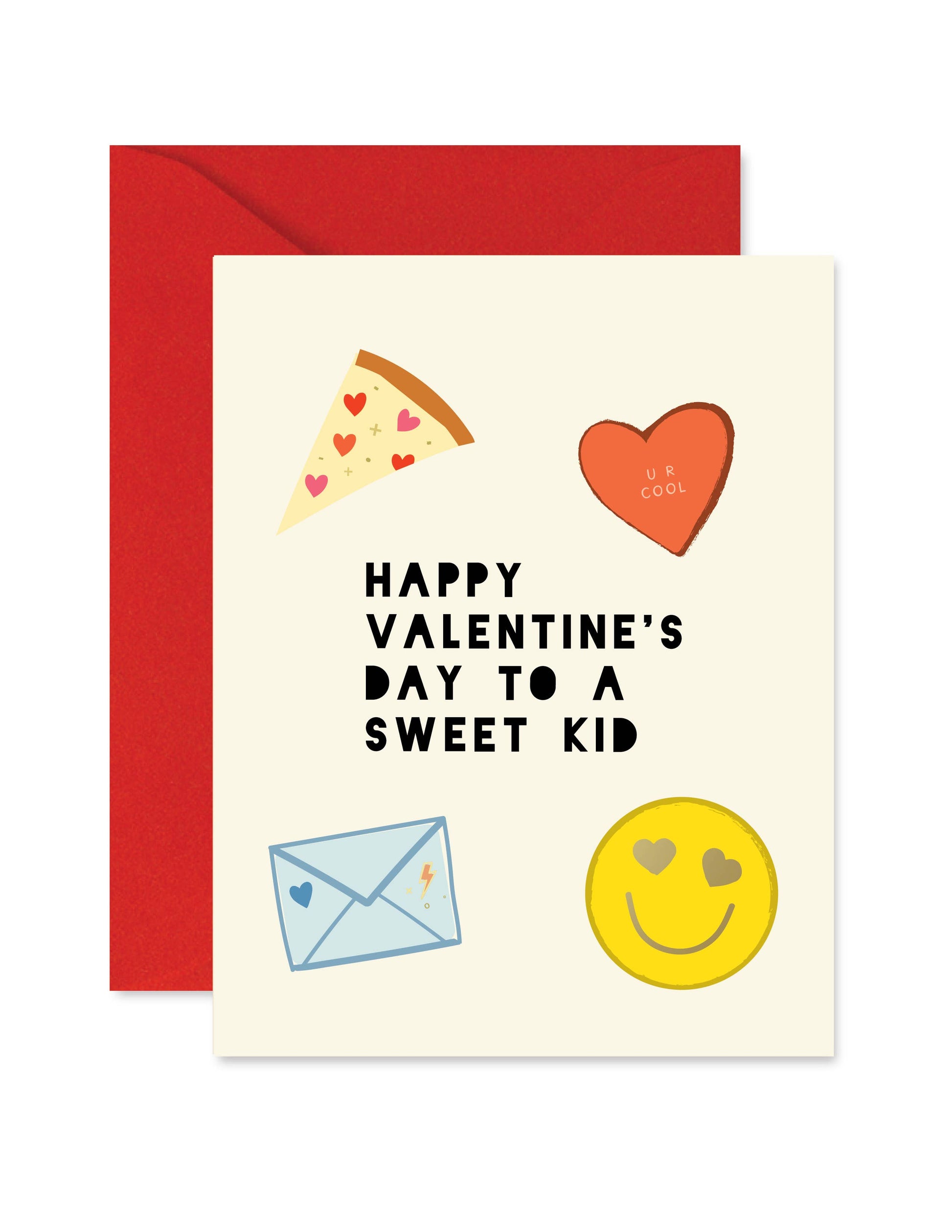 Sweet Kid Valentine Greeting Card Ginger P. Designs