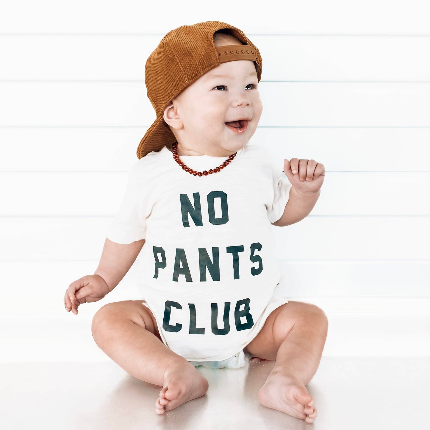 No Pants Club T - White