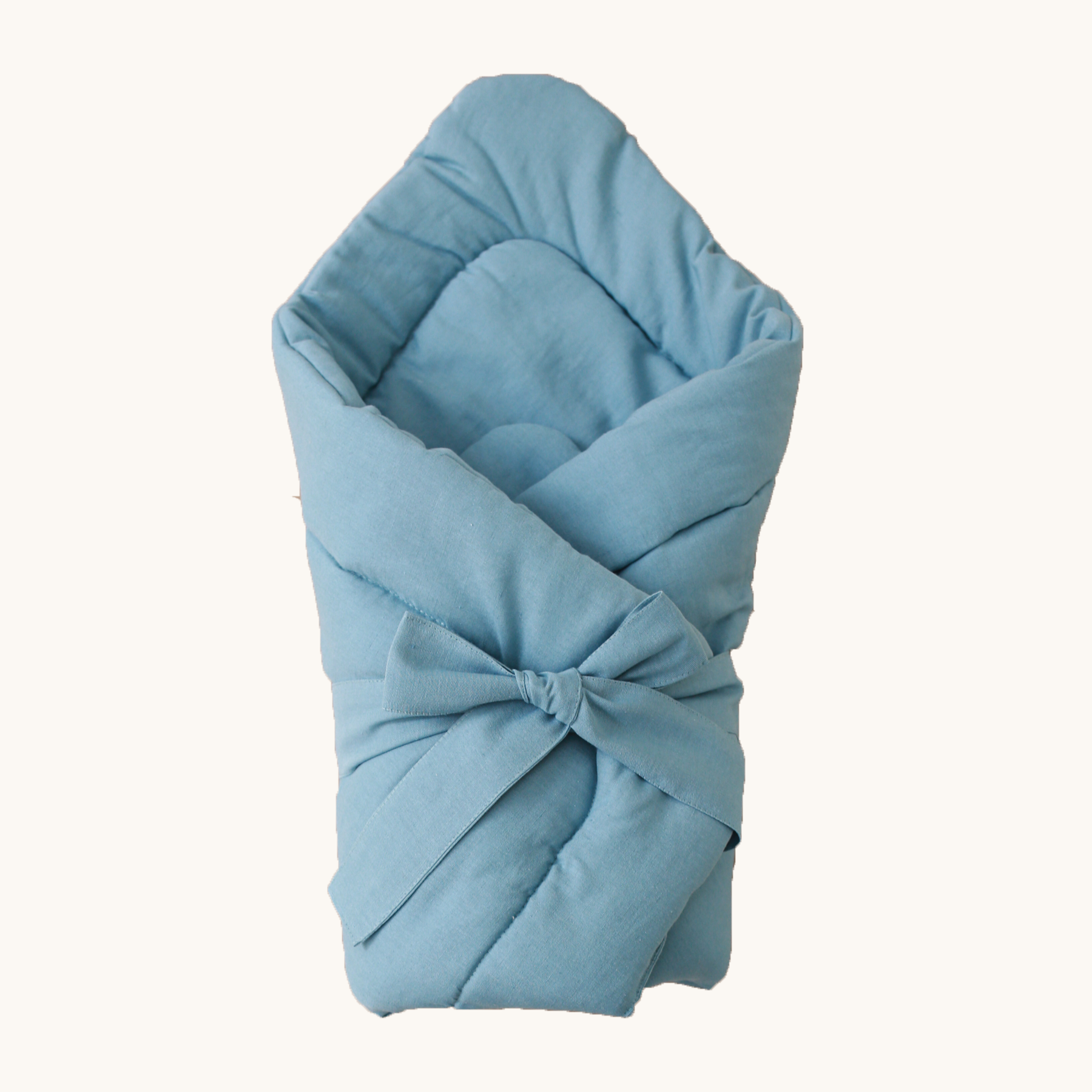 Babyly - Baby Wrap - Linen - (2 Colors) BABYLY sea blue