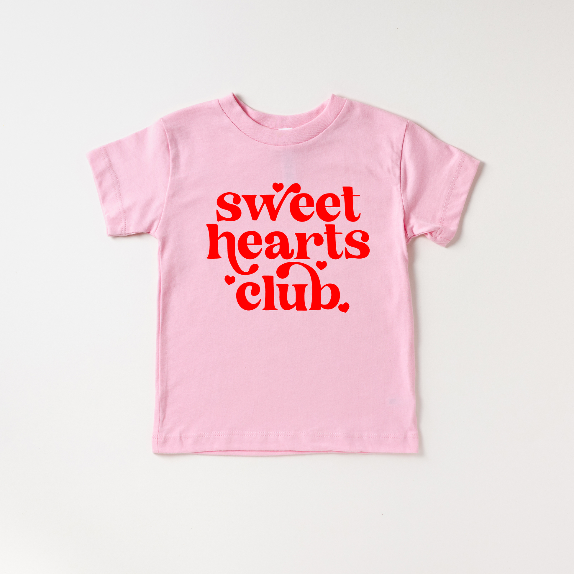 Sweet Hearts Club Valentines Day Shirt Toddler and Youth Benny & Ray Apparel