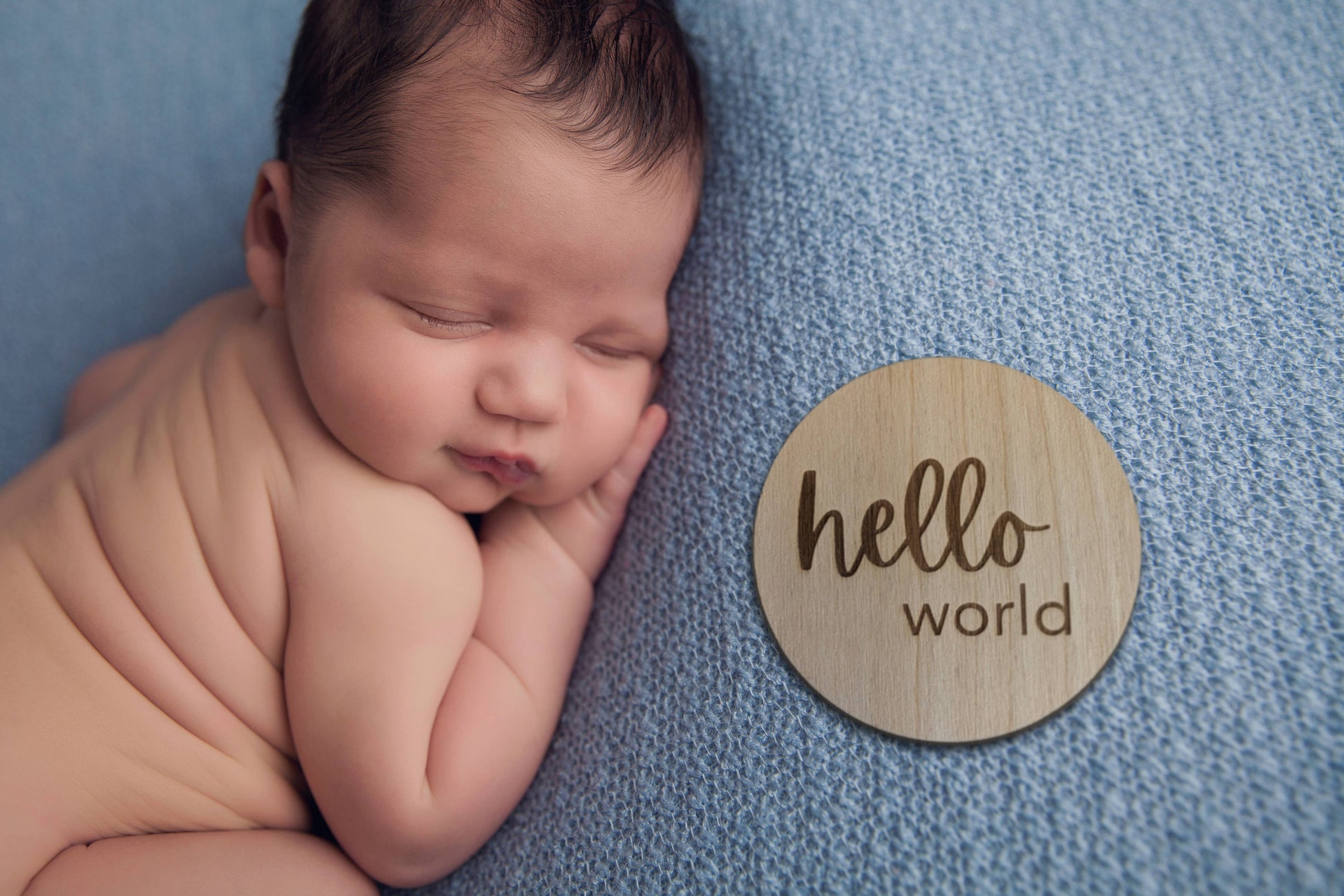Baby Wooden Milestone Discs Tiny Teethers