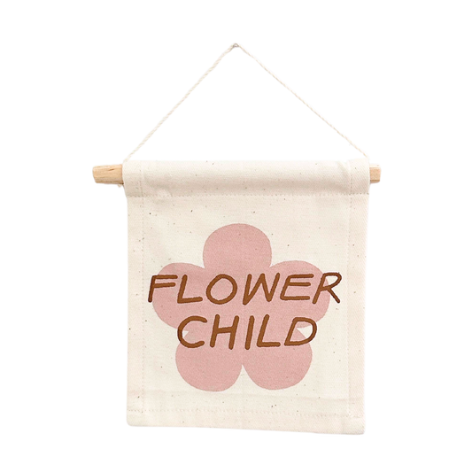 Flower Child Canvas Hang Sign