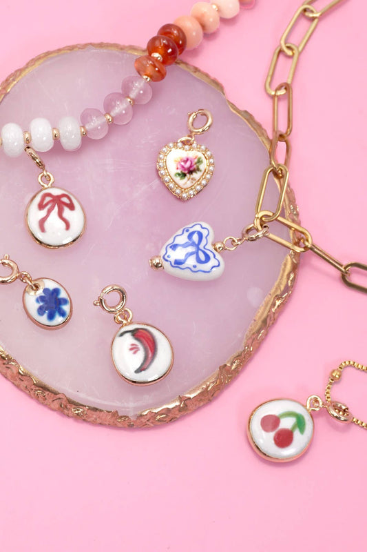 Porcelain Charms with Clasp JOSSLYN by wall to wall