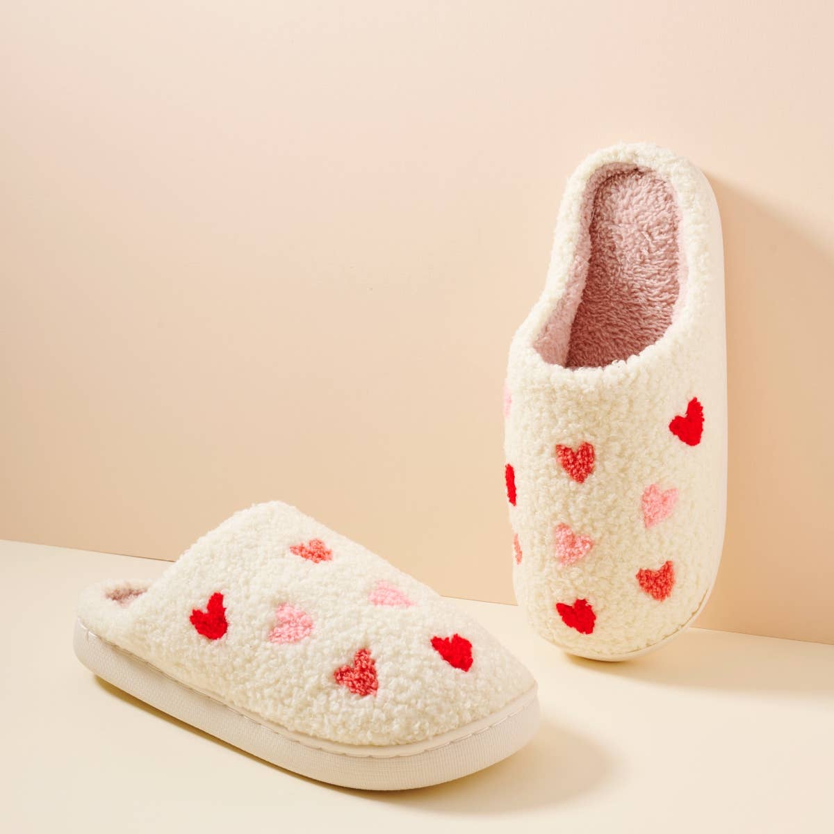 Multi Hearts Home Slippers Lilla Haven