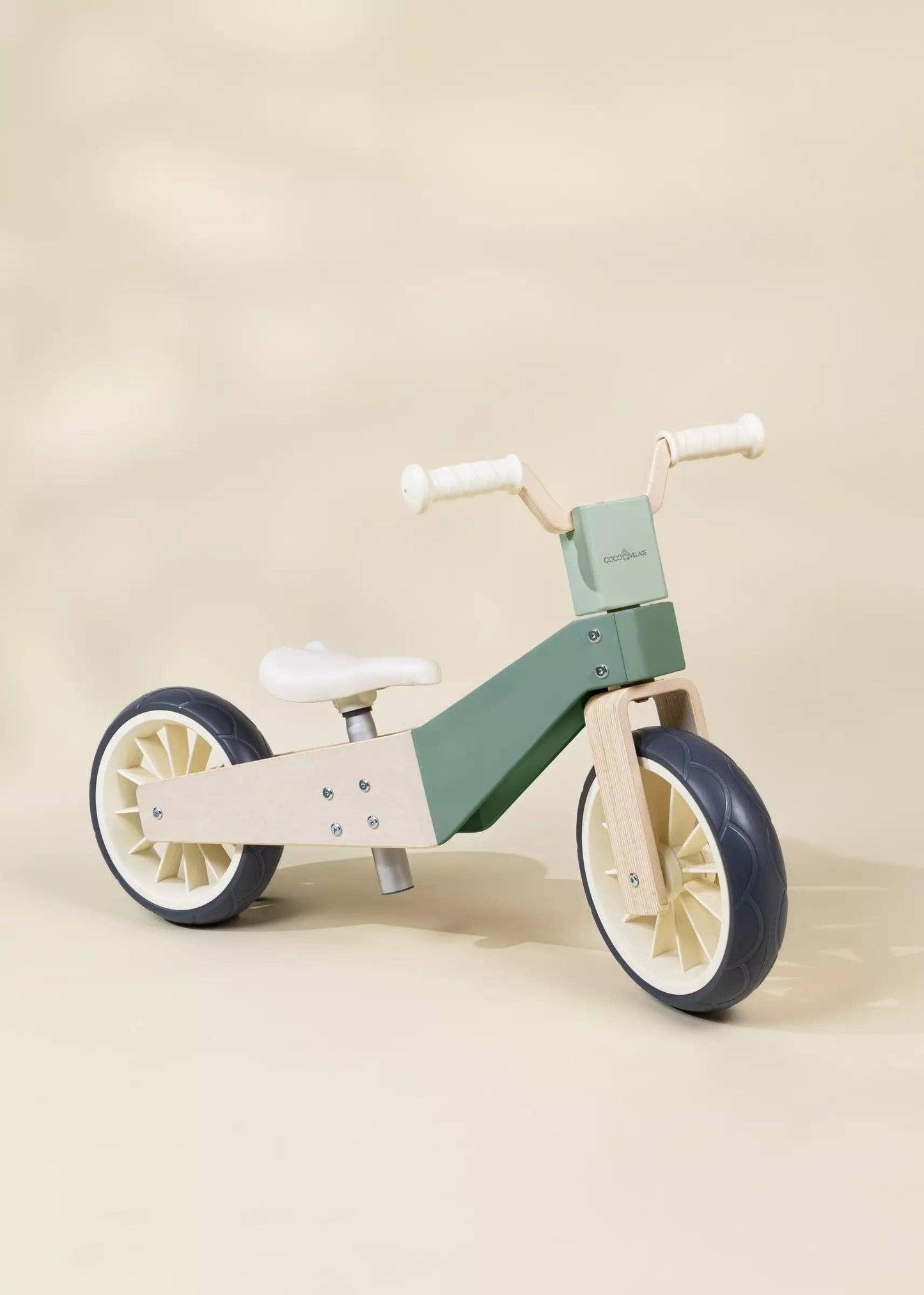 3-in-1 Wooden Balance Bike - Seafoam