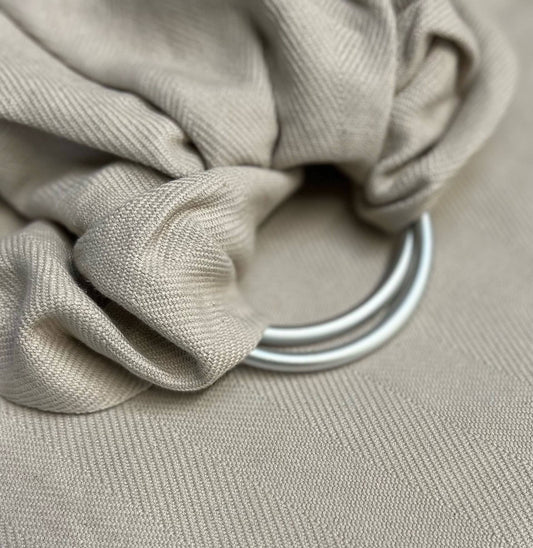 Ring Sling, Cotton, Silver Gamcha