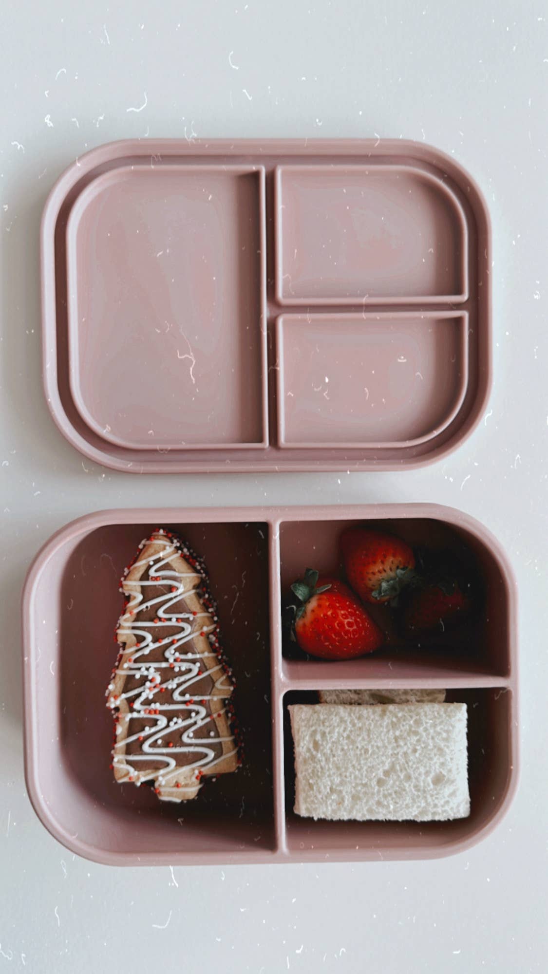 Ali+Oli Leakproof Silicone Bento Box (Rose)