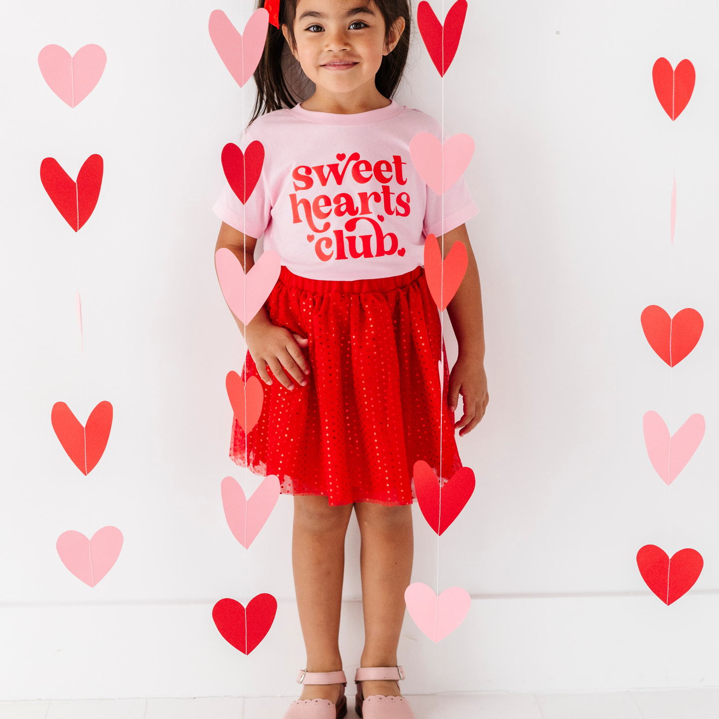 Sweet Hearts Club Valentines Day Shirt Toddler and Youth Benny & Ray Apparel