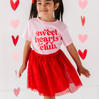 Sweet Hearts Club Valentines Day Shirt Toddler and Youth Benny & Ray Apparel