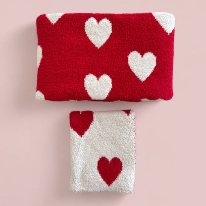 Phufy® Bliss Mini Blanket, Red Heart SpearmintLOVE