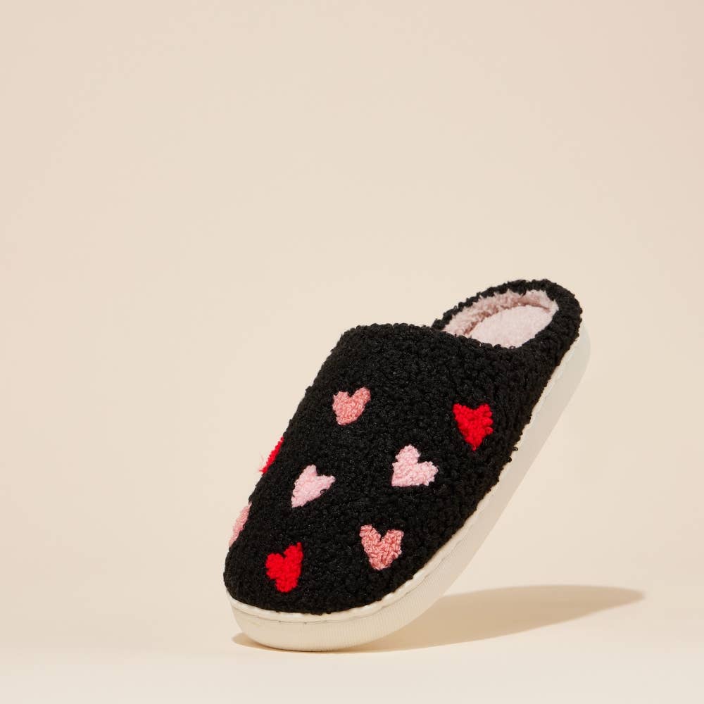 Multi Hearts Home Slippers Lilla Haven