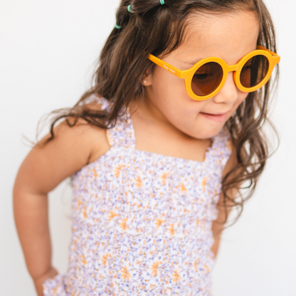 Recycled Plastic Sunglasses, Mustard