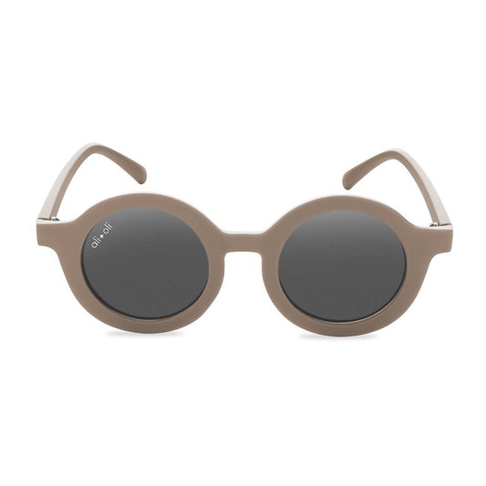 Kids Sunglasses Round (Taupe)