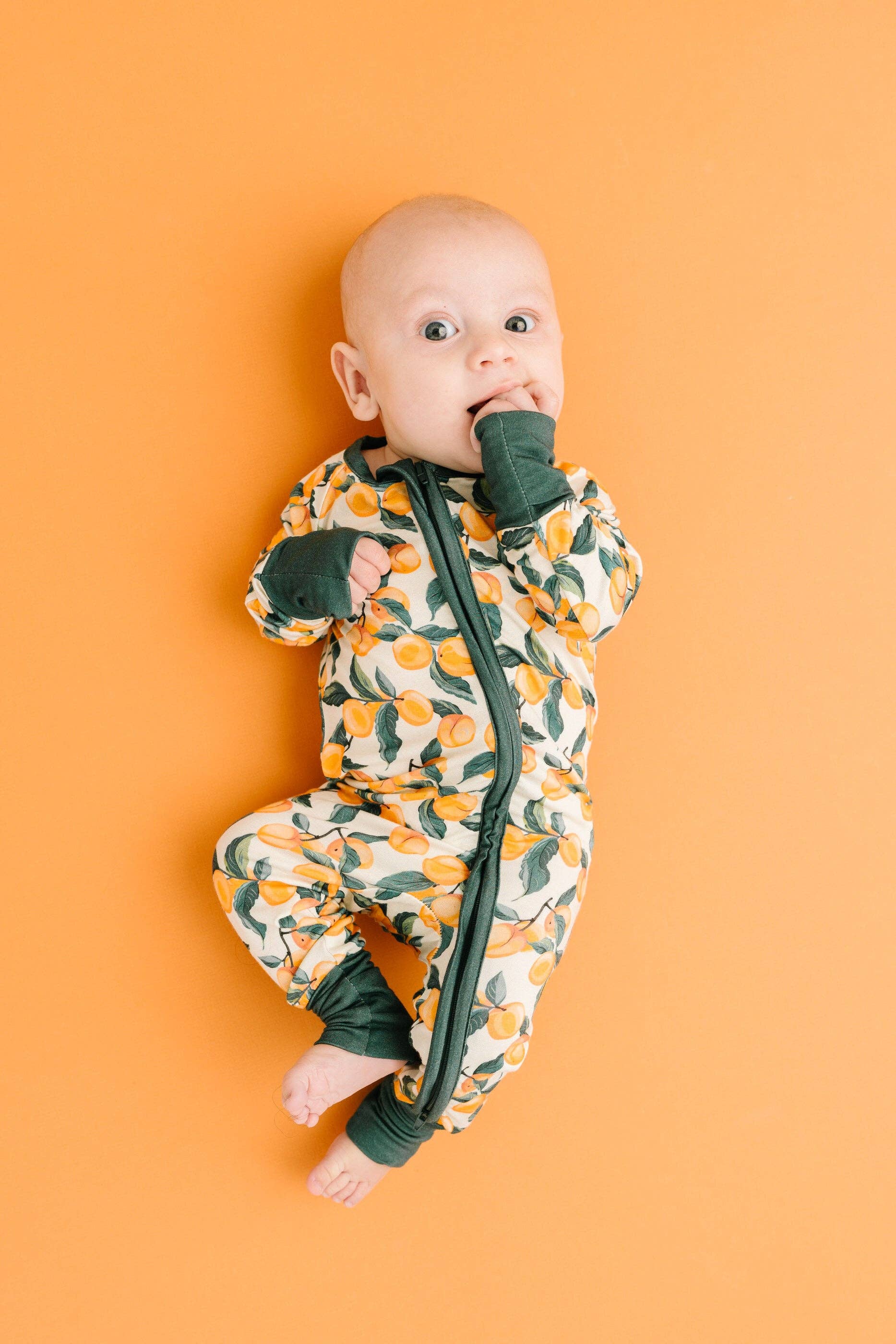 Peach Harvest Bamboo Sleeper Little One Shop