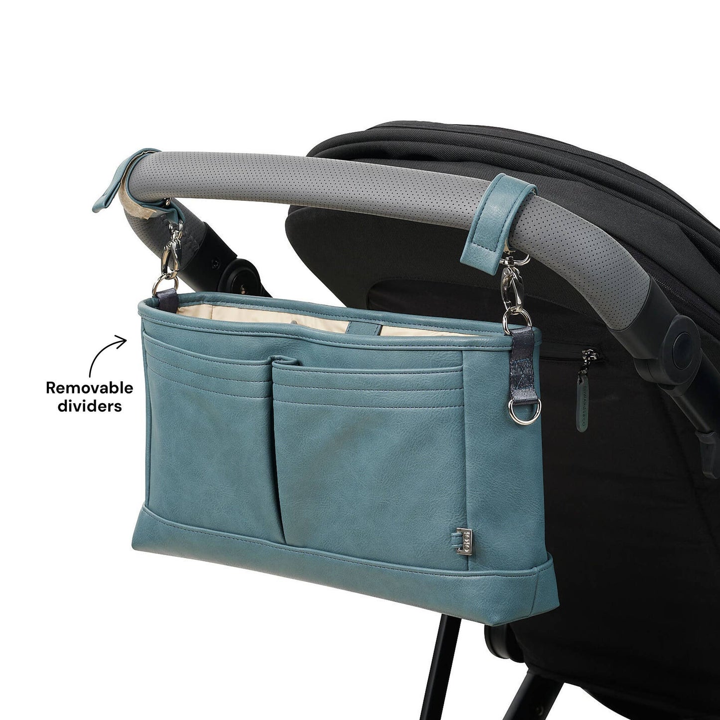 Vegan Leather Stroller Caddy