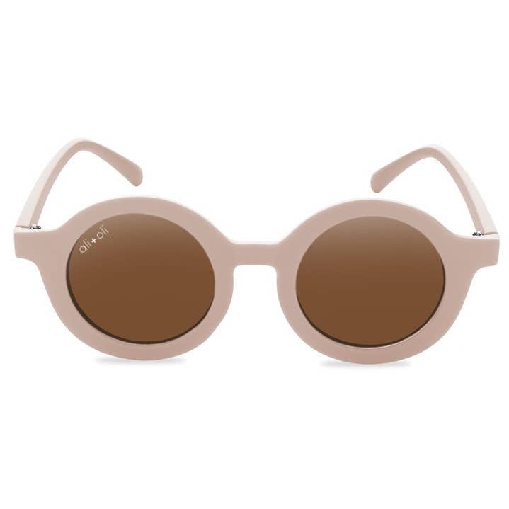 Kids Sunglasses Round (Pink Cream)