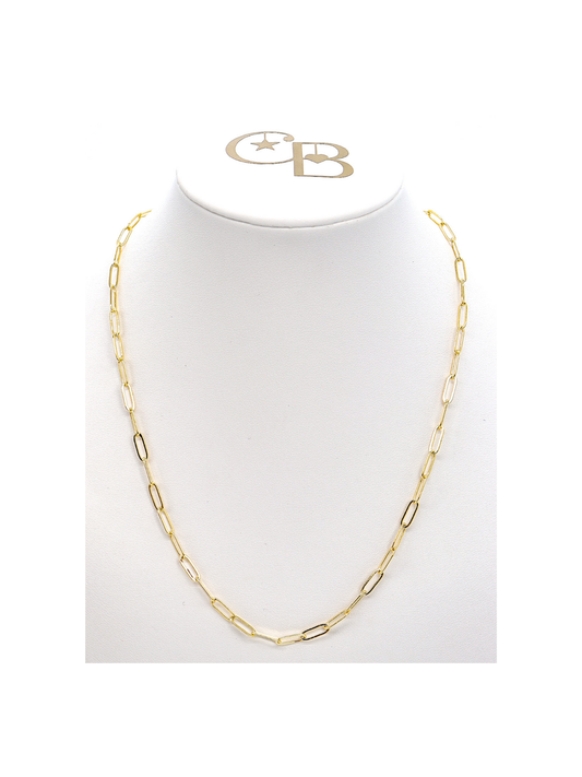 Gold Ashley Necklace The Charm Bar Company