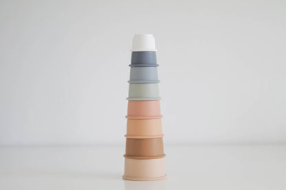 The Saturday Baby Silicone Stacking Cups