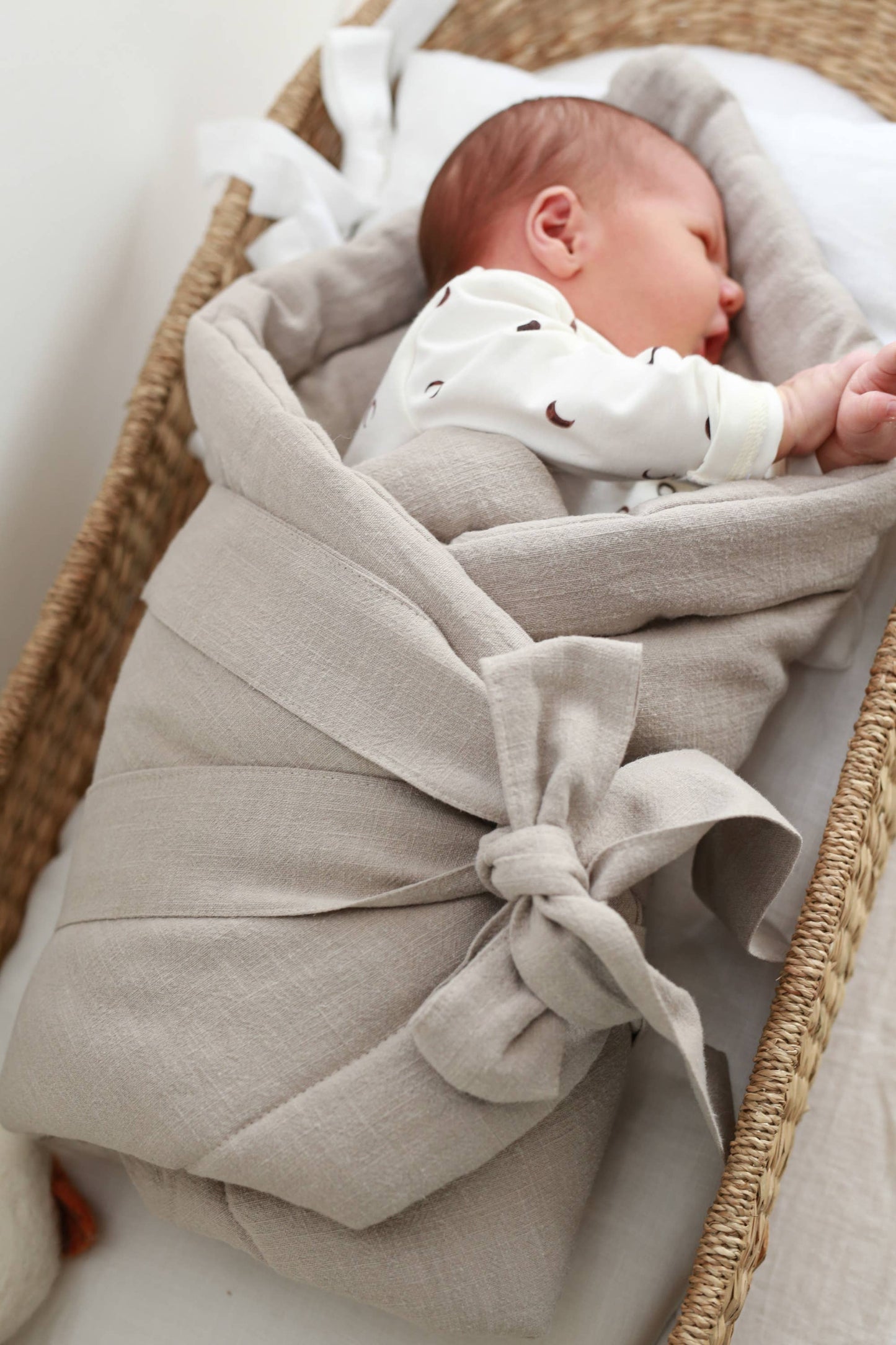 Linen baby wrap/ swaddle (7 colours)