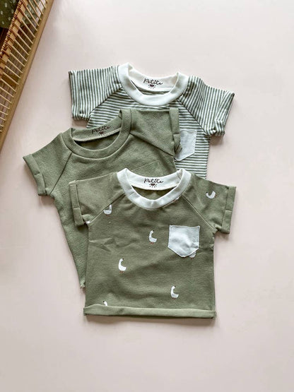 Kids T-shirt / olive PETITE EvelinaApparel