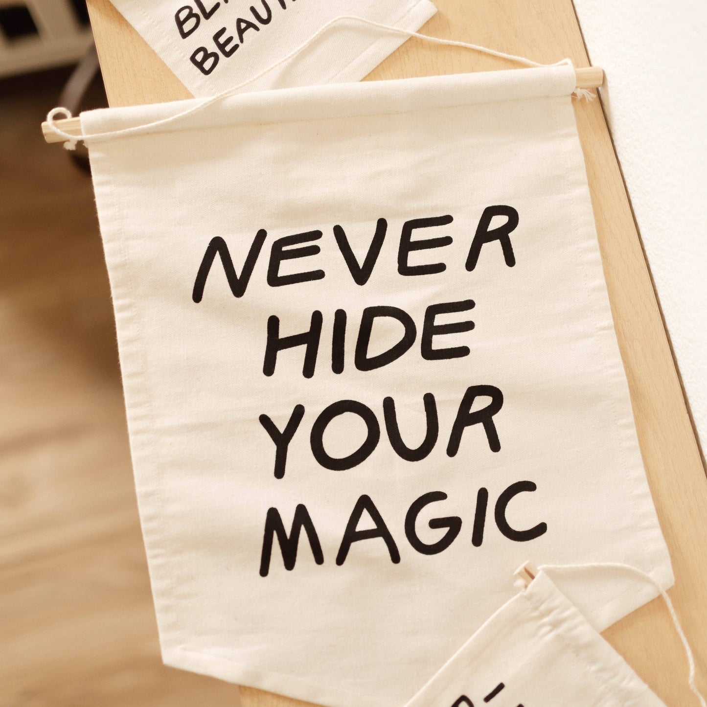 Never hide your magic hang sign