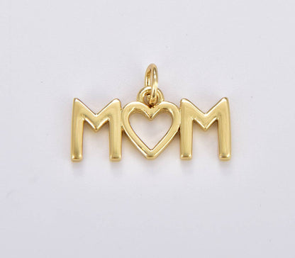 MOM Heart Charm Beads Creation