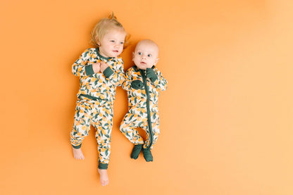 Peach Harvest Bamboo Sleeper Little One Shop