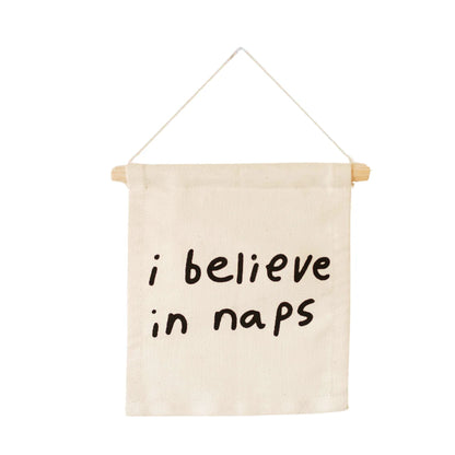 i believe in naps hang sign Hunny B's
