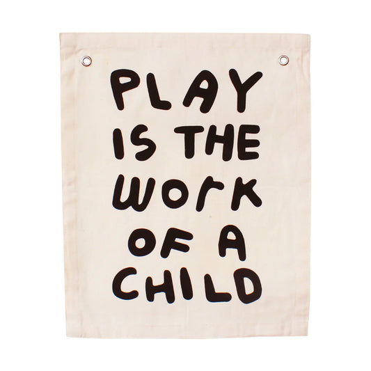 play is the work of a child banner Hunny B's