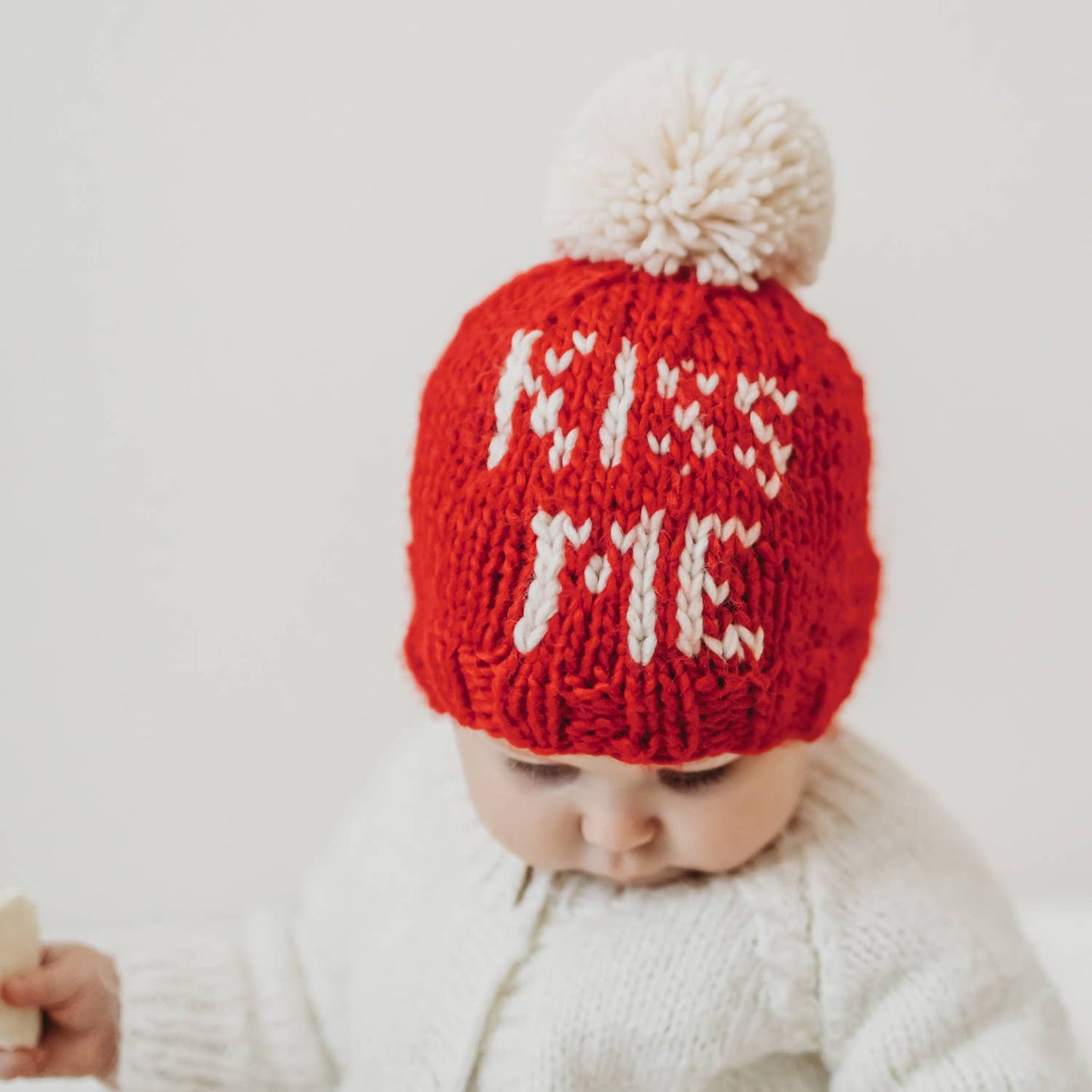 Kiss Me Valentine Knit Beanie Hat Huggalugs
